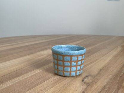 Checkered tumbler, blue - Image 3