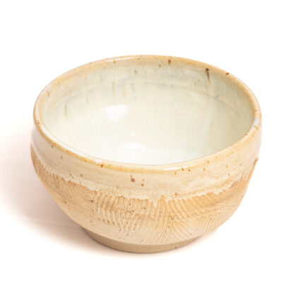 Beige textured bowl