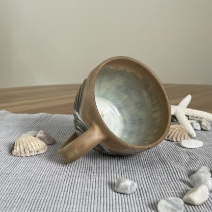 Sea-inspired beach mug, carved waves (4) - Image 3