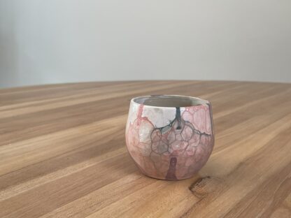 Round tumbler, painted with soap bubbles - Image 5