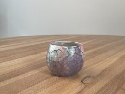 Round tumbler, painted with soap bubbles - Image 7