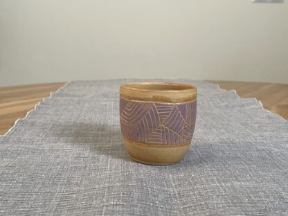 Geometric striped tumbler - tropic - Image 2