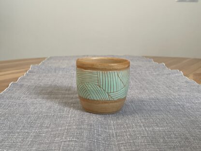 Geometric striped tumbler - bamboo - Image 3