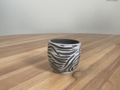 Salt&Pepper tumbler with swirly carivings (1) - Image 2