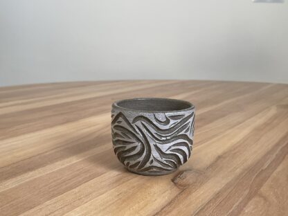 Salt&Pepper tumbler with swirly carvings (4) - Image 3