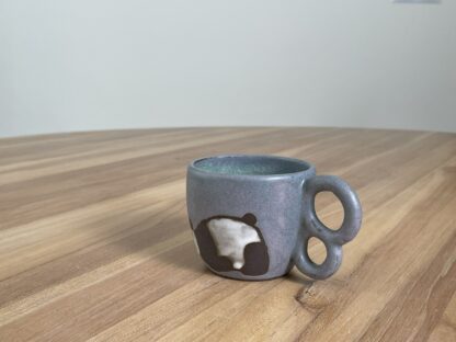 No-energy panda mug, pinkish-green - Image 3