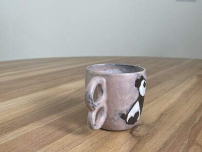 Curious panda mug, pink - Image 4