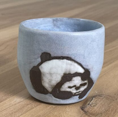 Bored panda tumbler, blue