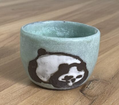 Bored panda tumbler, green