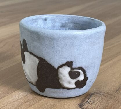 Chillout panda tumbler, blue