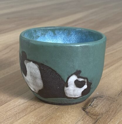 Chillout panda tumbler, green