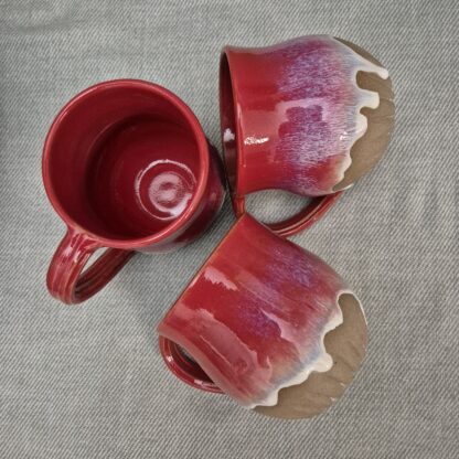 Drippy mug - red