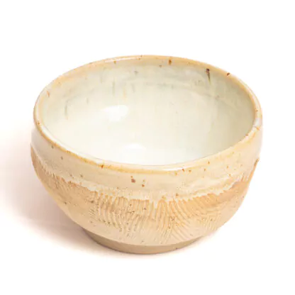 Beige textured bowl