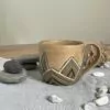 Mountains-inspired mug, carved peaks (1) - Image 2