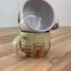 Geometrically carved mug - fire - Image 6
