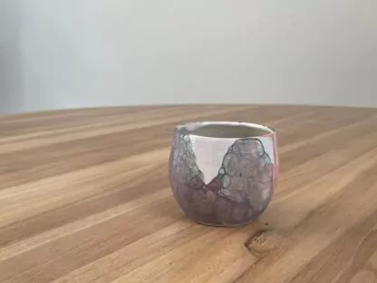 Round tumbler, painted with soap bubbles - Image 2