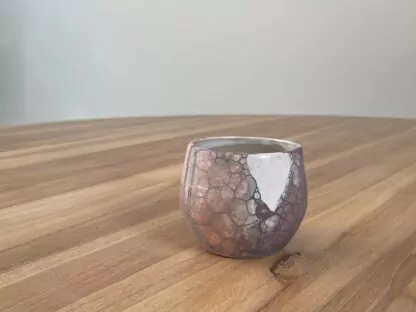 Round tumbler, painted with soap bubbles - Image 6