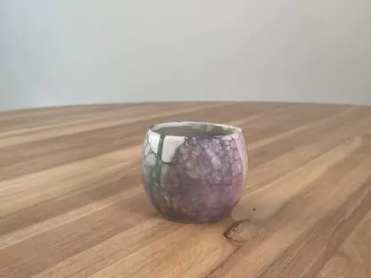 Round tumbler, painted with soap bubbles - Image 8