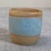 Geometric striped tumbler - swimmingpool