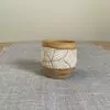 Geometric striped tumbler - white - obrazek 2