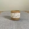Geometric striped tumbler - white - obrazek 3