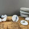 Round clips with white gold and blue helix - Image 5