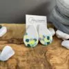 Drop-shaped confetti sticks earrings - obrazek 2