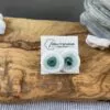 Green inception stick earring - obrazek 2