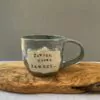 Greenish-pink sparkly unicorn mug "Zawsze, kurwa, zawsze" - obrazek 2