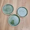 Spotted saucer/plate with green - Image 4
