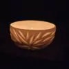 Porcelain luminary with carvings - obrazek 3