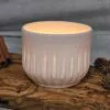 Porcelain luminary with carvings - Image 2
