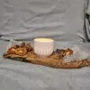 Porcelain luminary with carvings - Image 5