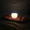 Porcelain luminary with carvings - obrazek 6