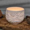 Porcelain luminary with carvings - Image 2