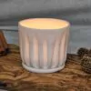 Porcelain luminary with carvings - obrazek 2