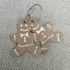 Gingerbread man earrings