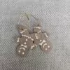 Gingerbread man earrings