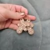 Gingerbread man earrings - Image 2