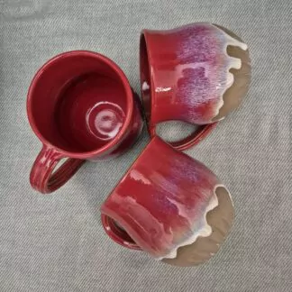 Drippy mug - red